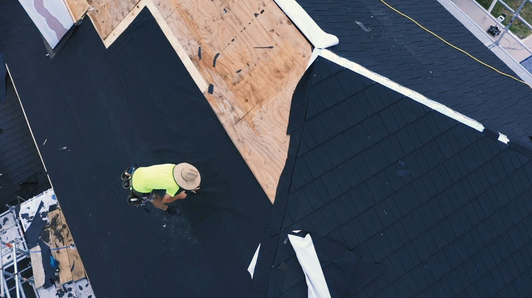 In the process of replacing asphalt shingle with CF Shake